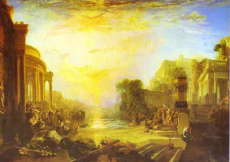 J.M.W. Turner The Decline of the Carthaginian Empire oil painting picture